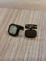 كبك فضي على ابيض