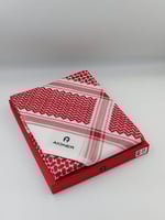 شماغ اجنر كلاسيك احمر قاتح لون خاص 2025