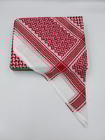 شماغ العجلان الذهبي احمر غامق 2025