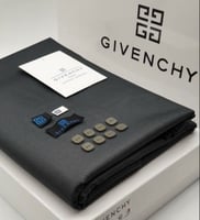 قماش جيفنشي شتوي لون رمادي غامق