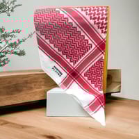 شماغ مونتري بلاين MUNTREE PLAINE احمر غامق