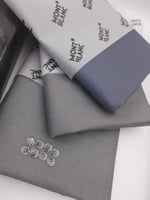 باكج الرمادي :3 قطع قماش مونت بلانك رمادي -رمادي ف...