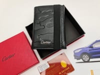 محفظة جلد كارتير درجه اول لون اسود