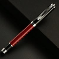 قلم جاف لون عنابي ثقيل مستوحى من مونت بلانك