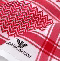 شماغ جورجيو ارماني شبابي احمر غامق 2025 اخر اصدار