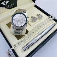 طقم ساعة وقلم وكبك وسبحة فاندر بلو