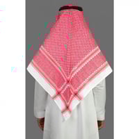 شماغ البسام بريز فاشن احمر دم الغزال F115