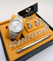 طقم ساعة وقلم وكبك ماركة فاندر بلو