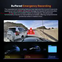 داش كام شاومي 70mai X800 4K كاميرا أمامية وخلفية