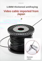 كاميرا للرؤية تحت الماء ( طول كابل عدسة التصوير 30...