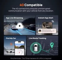 داش كام شاومي 70mai X800 4K كاميرا أمامية وخلفية