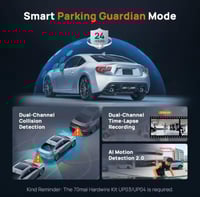 داش كام شاومي 70mai X800 4K كاميرا أمامية وخلفية