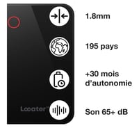 جهاز التتبع الشخصي لوك تاغ Loctag بطارية تدوم 30 ش...