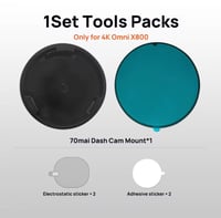 قاعدة تثبيت داش كام شاومي 70mai مع ملصق الزجاج A81...