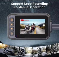 كاميرا ثنائية للدراجة النارية IP65 - 1080P