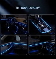 شريط ضوء محيطي LED نيون RGB داخلي للسيارة