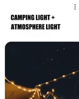 شريط إضاءة LED للتخييم بطول 10 متر