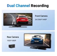 شاشة مع داش كام أمامية , خلفية تدعم ابل كار بلاي و...