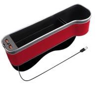 منظم تخزين للسيارة باطراف مضيئة 7 الوان مع منفذ US...