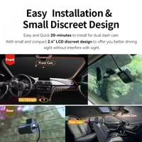 داش كام DDPAI-Z50 4K أمامية + خلفية