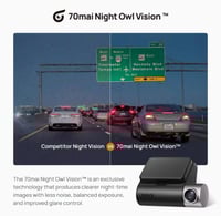 داش كام شاومي 70mai A510 امامية + خلفية