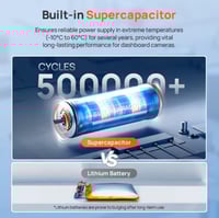 داش كام شاومي 70mai T800E 4K كاميرا أمامية ، داخلي...