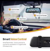 داش كام المرآة من شاومي S500 أمامية + خلفية ( بكج...