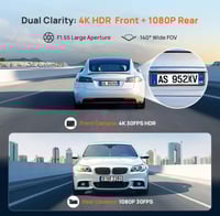 داش كام شاومي A800SE-4K 70mai أمامية + خلفية