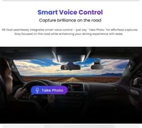 داش كام DDPAI N5 2026 DUAL - 4K أمامية ، خلفية