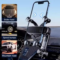 حامل الهاتف للسيارة دوران 360 درجة باربع أذرع