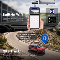 داش كام أزدوم M300S -4K أمامية + خلفية