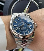 ساعة سكاي دويلر أوتوماتيك نسخة طبق الأصل مقاس 40 م...