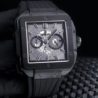 ساعه هوبلت مربع HUBLOT سبورت رجالي بلاك كامل