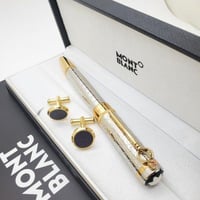 طقم مونت بلانك قلم وكبك طبق الاصل