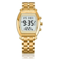 ساعة يد كلاسيكية من الحرمين HA-6260 - باللون الذهب...