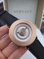 ساعه فرزاتشي VERSACE جلد رجالي طبق الاصلm0075