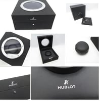 ساعه هوبلت مربع HUBLOT سبورت رجالي كحلي نحاسي