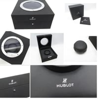 ساعه هوبلت مربع HUBLOT سبورت رجالي سلفر بلاك