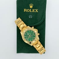 ساعه رولكس ROLEX ديتونا باندا طبق الاصل مينا اخضر