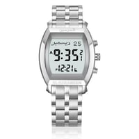 ساعة يد كلاسيكية من الحرمين HA-6260 - باللون الفضي