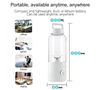 مكينة العصير المحمولة تعمل ببطاريات الليثيوم حجم 3...