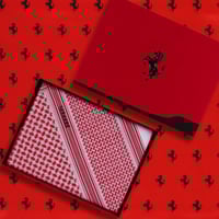 شماغ فيراري أحمر ايطالي FER-R