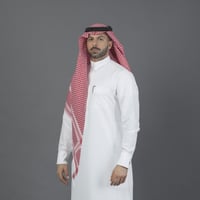 شماغ البسام الختم الأسود شلش( وطني)