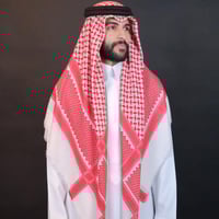 شال نقشة شماغ سوبر ترمة يدوي