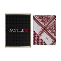 شماغ كاستل أحمر