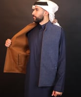 سديري دبل فيس ( جملي + كحلي مونس )