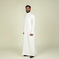 ثوب الأصيل سيجنتشر رجالي: سحاب (قلاب) كريمي