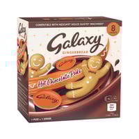 Galaxy Hot Chocolate Capsules Gingerbread - 8 Cups...