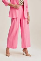 بنطلون بجيوب وخصر مطاطي