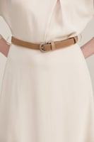 حزام منسوج بمشبك دبوس